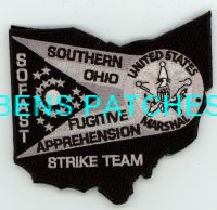 OHIO,UNITED STATES MARSHAL SOUTHERN OHIO FUGITIVE APPREHENSION STRIKE TEAM SUBDUED 4 STATE SHAPED